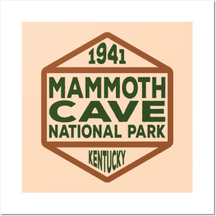 Mammoth Cave National Park badge Posters and Art